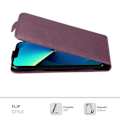 Miniatyrbild 2 av 3: Coque - CADORABO - iPhone 13 MINI - Slät konstläder - Orkidé Violetter - Flip-skydd Orkidévioler
