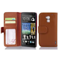 Miniatyrbild 1 av 3: Etui Housse - CADORABO - HTC ONE MAX T6 - Simili-läder - Plånbok - Brun COGNAC COGNAC - MARRONE