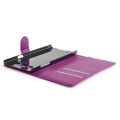 Miniatyrbild 3 av 4: Cadorabo Fodral Samsung Galaxy A3 2015 LILA Fodral Fodral Fullt skydd Magnetisk Stöder Stativkortplats
