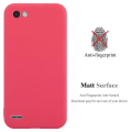 Miniatyrbild 3 av 4: Fodral för LG Q6 / G6 MINI i CANDY RED Cadorabo Cover Protection Silikon TPU Fodral Candy Red