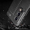 Miniatyrbild 4 av 4: Coque för OnePlus Nord 2 - CADORABO - Djupsvart - TPU-silikon - Lätt skydd - Design i konstläder Djup svart