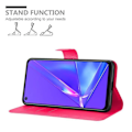 Miniatyrbild 2 av 4: Coque för Oppo A72 - CADORABO - LOTUS ROSA - Syntetiskt läder - Magnetisk stängning - Ställfunktion LOTUS ROSA