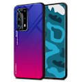Miniatyrbild 1 av 4: Fodral för Huawei P40 PRO / P40 PRO+ Skal i VIOLTT - RÖD Fodral Skyddsskydd tvåfärgad TPU