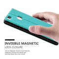 Miniatyrbild 4 av 4: Cadorabo Huawei P9 LITE Fodral TURQUOISE MINT VIEW Magnetiskt skyddsfodral som stöder stativ och fönster