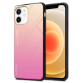 Miniatyrbild 1 av 4: Fodral till Apple iPhone 12 MINI Skal i GUL - ROSA Fodral Skyddsskydd tvåfärgad TPU Gul, Rosa