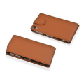 Miniatyrbild 2 av 2: Cadorabo Sony Xperia Z1 COMPACT < (L39H) Fodral i Flip Style – Fodral Cover Bumper Wallet i HAZEL BROWN