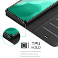 Miniatyrbild 4 av 4: Fodral - CADORABO - Huawei Nova 7 Se - konstläder - Stativfunktion - 3 kortfack Svart