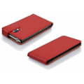 Miniatyrbild 2 av 3: Cadorabo LG NEXUS 5 DESIGN FLIP-stil Fodral Fodral i konstläder Struktur CHERRY RED