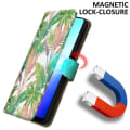Miniatyrbild 3 av 4: Coque - CADORABO - MATE 20 - Grön Tropisk Skog - Magnetisk Stängning - Horisontellt Stöd Grön