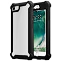 Miniatyrbild 1 av 4: Cadorabo Fodral till Apple iPhone 7 - iPhone 7S - iPhone 8 i BLACK ALDER - 2-i-1