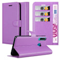 Miniatyrbild 1 av 4: Etui för Honor 20e - CADORABO - Orkidé Violett - Syntetiskt läder - Magnetstängning - Ställfunktion Orkidévioler