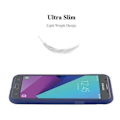 Miniatyrbild 4 av 4: Samsung Galaxy J5 2017 (7) fodral i USA-version i DARK BLUE FROST av Cadorabo (FROST-design) Ultra Soft Silicone Gel TPU-fodral MÖRKBLÅ FROST