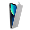 Miniatyrbild 1 av 3: Coque - CADORABO - iPhone 13 MINI - Syntetläder slätt - Grå Sten - Flip-skydd stengrå