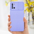 Miniatyrbild 4 av 4: Hölster för Samsung Galaxy A31 - CADORABO - Silikon TPU-skal - Kameraskydd - Lila - Mjuk Lila