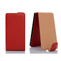 Miniatyrbild 2 av 2: Cadorabo Coque Huawei ASCEND G610 DESIGN FLIP-stil Fodral Fodral i konstläder Struktur KÖRSBÄRSRÖD