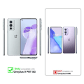 Miniatyrbild 2 av 4: Skyddsfodral för OnePlus 9RT 5G - CADORABO - Grå Blommig - Syntetläder - Ställfunktion - Fack för Kort BLOMMIG GRÅ