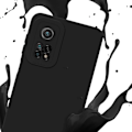 Miniatyrbild 3 av 4: Fodral för Xiaomi Mi 10T / Mi 10T PRO i FLUID SVART Hölje Etui Case Cover i flexibelt TPU-silikon skydd Svart