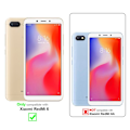 Miniatyrbild 2 av 4: 3x Härdat skärmskydd i glas för Xiaomi RedMi 6, högtransparent. Vit