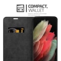 Miniatyrbild 4 av 4: Fodral till Samsung Galaxy S22 ULTRA Fodral i KAFFEBRUN Fodral Skyddsplånbok kaffe brunt