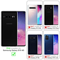 Miniatyrbild 2 av 4: Coque - CADORABO - Samsung Galaxy S10 4G - Silikon TPU - Mörk Blå Godis - Stötskydd Godis mörkblå