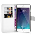 Miniatyrbild 2 av 4: Apple iPhone 6 PLUS Fodral - iPhone 6S PLUS i VIT ALABASTER från Cadorabo Helt skyddsfodral med flip flik och stativ