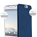 Miniatyrbild 3 av 4: Coque - CADORABO - HTC ONE A9 - Metallisk - Stötbeskydd - Elegant design Blå