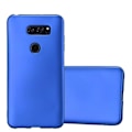 Miniatyrbild 1 av 4: Cadorabo-fodral fungerar med LG V30 i METALLIC BLUE - Stötsäker och reptålig TPU-silikonhölje - Ultra Slim Protective Gel