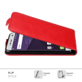 Miniatyrbild 4 av 4: Coque - CADORABO - ZTE BLADE V8 MINI - Syntetiskt läder - Röd - Magnetstängning Röd