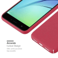 Miniatyrbild 3 av 4: Coque - CADORABO - Huawei Nova - Hårdförsvar - Matt Design - Röd Färg Röd