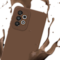 Miniatyrbild 2 av 4: Fodral för Samsung Galaxy A33 5G i FLUID BROWN Fodral i flexibelt TPU silikonskydd kastanj