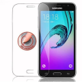 Miniatyrbild 4 av 4: Cadorabo Skärmskydd för Samsung Galaxy J3 DUOS (6) - 2016 Modell 0,3 mm Rundade hörn HÖG TRANSPARENS Härdat glas Transparent
