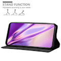 Miniatyrbild 3 av 4: Coque - CADORABO - Google PIXEL 4 - Svart Natt - Ultra Tunn - Magnetisk Stängning - Ställfunktion NATTSVART