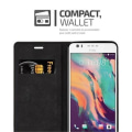 Miniatyrbild 4 av 4: HTC Desire 10 LIFESTYLE Fodral - Desire 825 i KAFFEBRUN från Cadorabo (INVISIBLE MAGNETIC CLOSURE Design) Skyddsfodral
