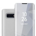 Miniatyrbild 1 av 4: Fodral - CADORABO - Samsung Galaxy S10e - Clear View - Silver - 360 graders skydd Pengar