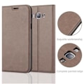 Miniatyrbild 2 av 4: Samsung Galaxy A8 2015 (5) Fodral i COFFEE BROWN från Cadorabo (INVISIBLE MAGNETIC CLASP Design) Helt skyddsfodral