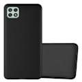 Miniatyrbild 1 av 4: Coque - CADORABO - Samsung Galaxy A22 5G - Skydd i silikon TPU - Tunn design - Färg matt svart Svart
