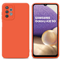 Miniatyrbild 1 av 4: Fodral för Samsung Galaxy A32 5G i FLUID ORANGE Fodral Skal i flexibelt TPU silikonskydd Gul