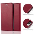 Miniatyrbild 2 av 4: Apple iPhone 8 PLUS - iPhone 7 PLUS i APPLE RED från Cadorabo (INVISIBLE MAGNETIC CLOSURE Design) Skyddsfodral