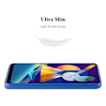 Miniatyrbild 2 av 4: Coque - CADORABO - Samsung Galaxy A11 / M11 - Metallisk Blå - Silikon TPU Skydd - Tunn Design Blå