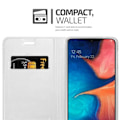 Miniatyrbild 4 av 4: Fodral till Samsung Galaxy A20e - CADORABO - Grå - Magnetisk stängning - TPU silikon - Halvstyv Grå