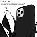 Miniatyrbild 3 av 3: Halsbandsfodral till Apple iPhone 11 PRO Fodral i LIQUID BLACK Fodral Modehalsband Moderiktigt fodral Fodral Silikon Justerbar