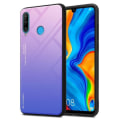 Miniatyrbild 1 av 4: Fodral för Huawei P30 LITE Fodral i ROSA - BLÅT Fodral Skyddsskydd tvåfärgad TPU ROSA, BLÅ