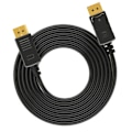 Miniatyrbild 1 av 5: DisplayPort till DisplayPort DP till DP Kabel 4K 60Hz Höghastighets Videokabel, 3m