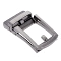 Miniatyrbild 5 av 5: Grått Läder Herr Alloy Bältes Slide Spänne Ersättning Alloy