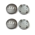 Miniatyrbild 1 av 5: 4 st Navkapslar 68 mm Ytterdiameter för Audi Bilar, Kompatibla med A1, A3, A6, C5, Q7 C