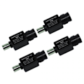 Miniatyrbild 1 av 5: 4x 50Ohm Insats Typ BNC Adapter Genommatnings Terminator Q9 Adapter BNC Terminering