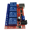 Miniatyrbild 1 av 5: Drivrutinslös 4-kanals HID USB Relämodul USB Relä för 12V MCU-styrning