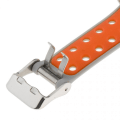 Miniatyrbild 5 av 5: Ersättningsarmband i silikon för Xiaomi MI Band 5 Grå + Orange