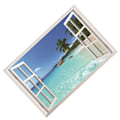 Miniatyrbild 5 av 5: Kök sovrum väggdekaler konst sovrum avtagbara dekaler hav strand