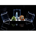 Miniatyrbild 2 av 5: Förpackning Akryl Displayfodral För Djurfigurer 3D Modell Samling 3x3x3.5cm